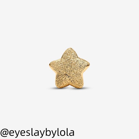 Pandora Textured Star Mini Charm - Picture 4 of 7